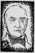 Simonas Daukantas. Apolinaro Juodpusio lino raižinys Simonas Daukantas. Apolinaro Juodpusio lino raižinys